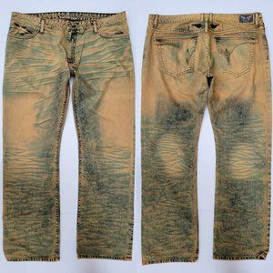 New Men's ROBIN'S JEAN sz 44 Long Flap Straight Jeans